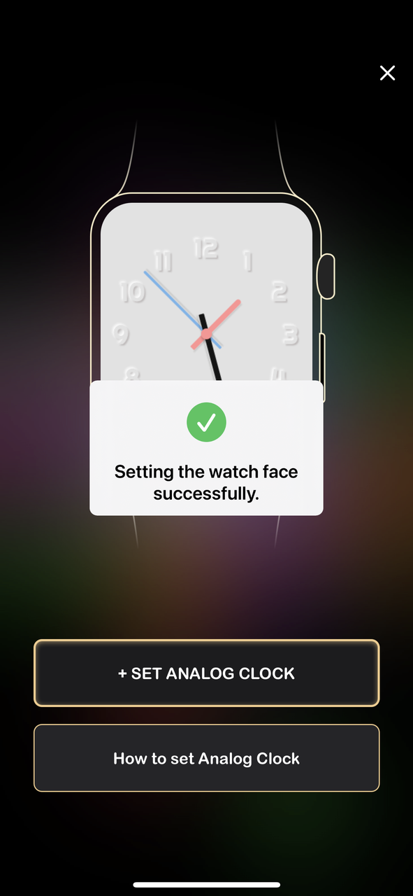 How to Set Analog Clock on Apple Watch? Watch Face+